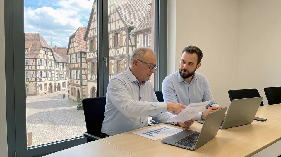 Étudiant étudiant pour devenir un homme d'affaires, tout en portant des lunettes et un t-shirt, assis derrière son carnet de notes à son bureau